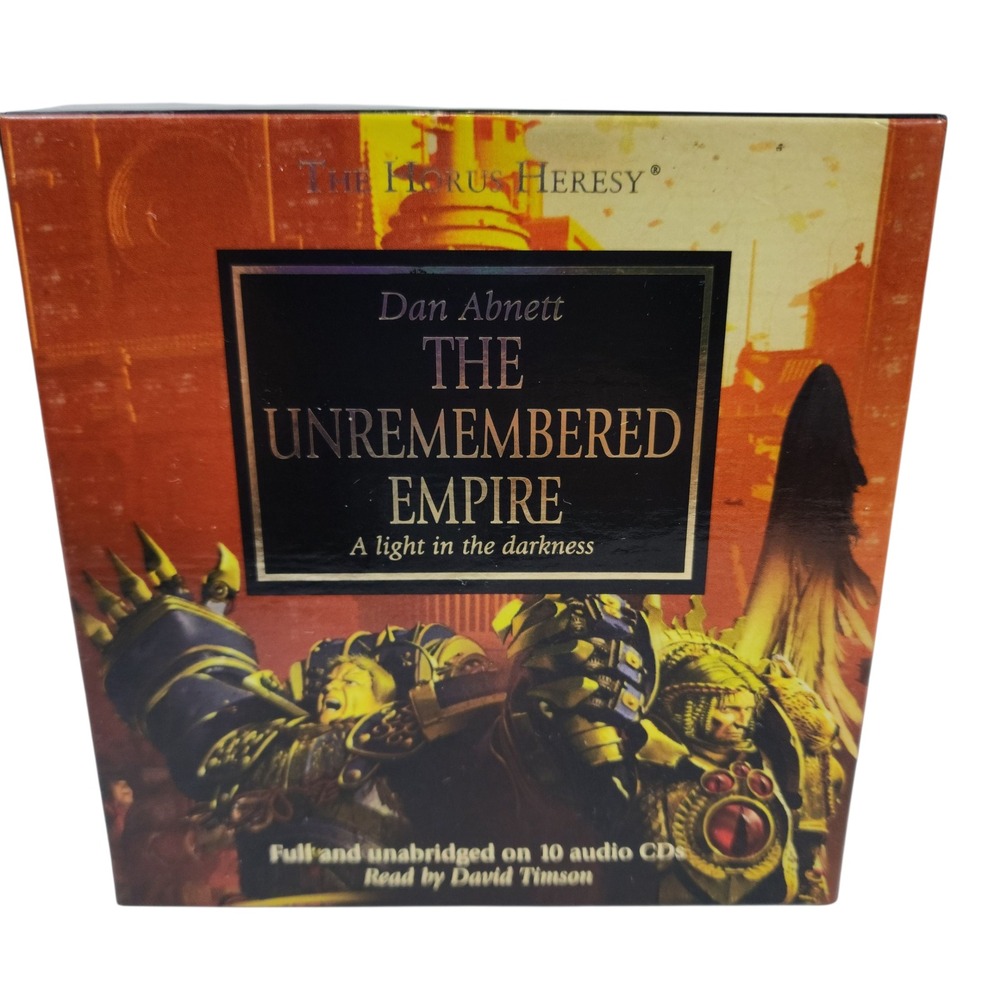 The‎ Unremembered Empire Warhammer 40k Horus Heresy Audio CD Book